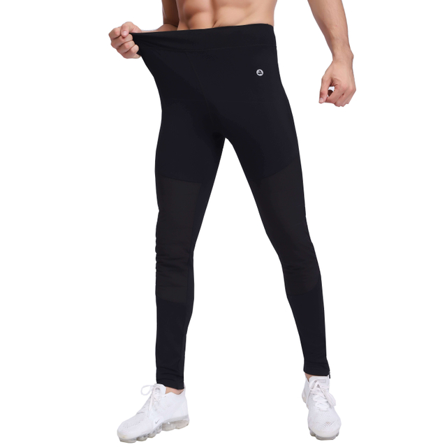 Herren Thermal Unterwäsche -Knie mit hoher Taille mit engen Leggings mit Schrittzwickel