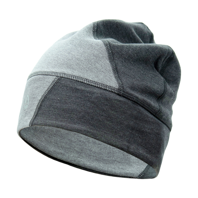 Leichte Mütze Hut weicher warme Farbe Block Slouchy Beanie 2 Tragen der Schädelkappen