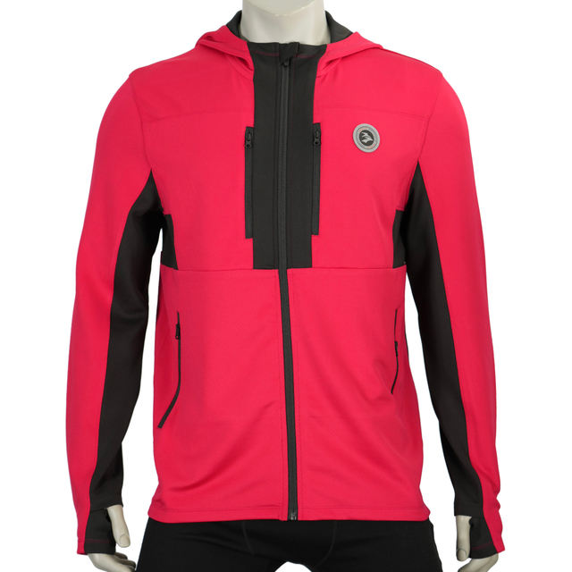 Mid Gewicht Wanderer Bergsteigen Alpinismus läuft sportlichen Reißverschluss durch Hoodie