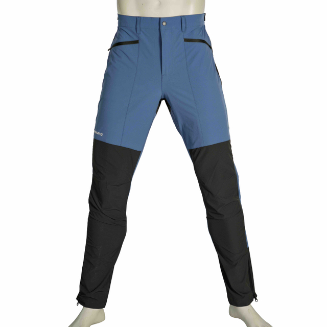 Herren volle Seiten Reißverschlüsse öffnen Wanderhose Farbblock Schneeschuh Pant
